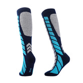 Knee High Merino Wool Hiking Socks | Bold Geometric Design